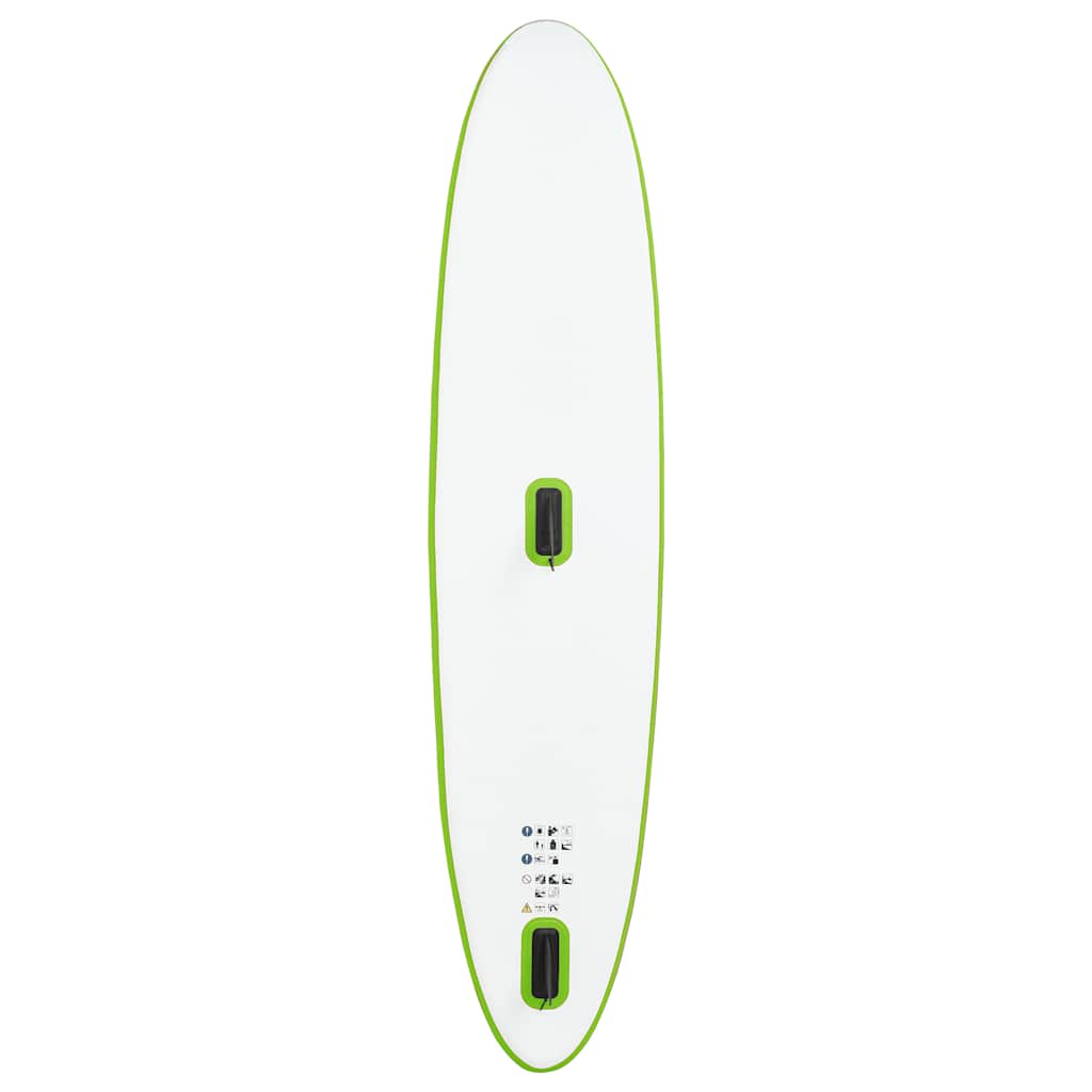 Aufblasbares SUP-Board mit Segel Set Rot und Weiß