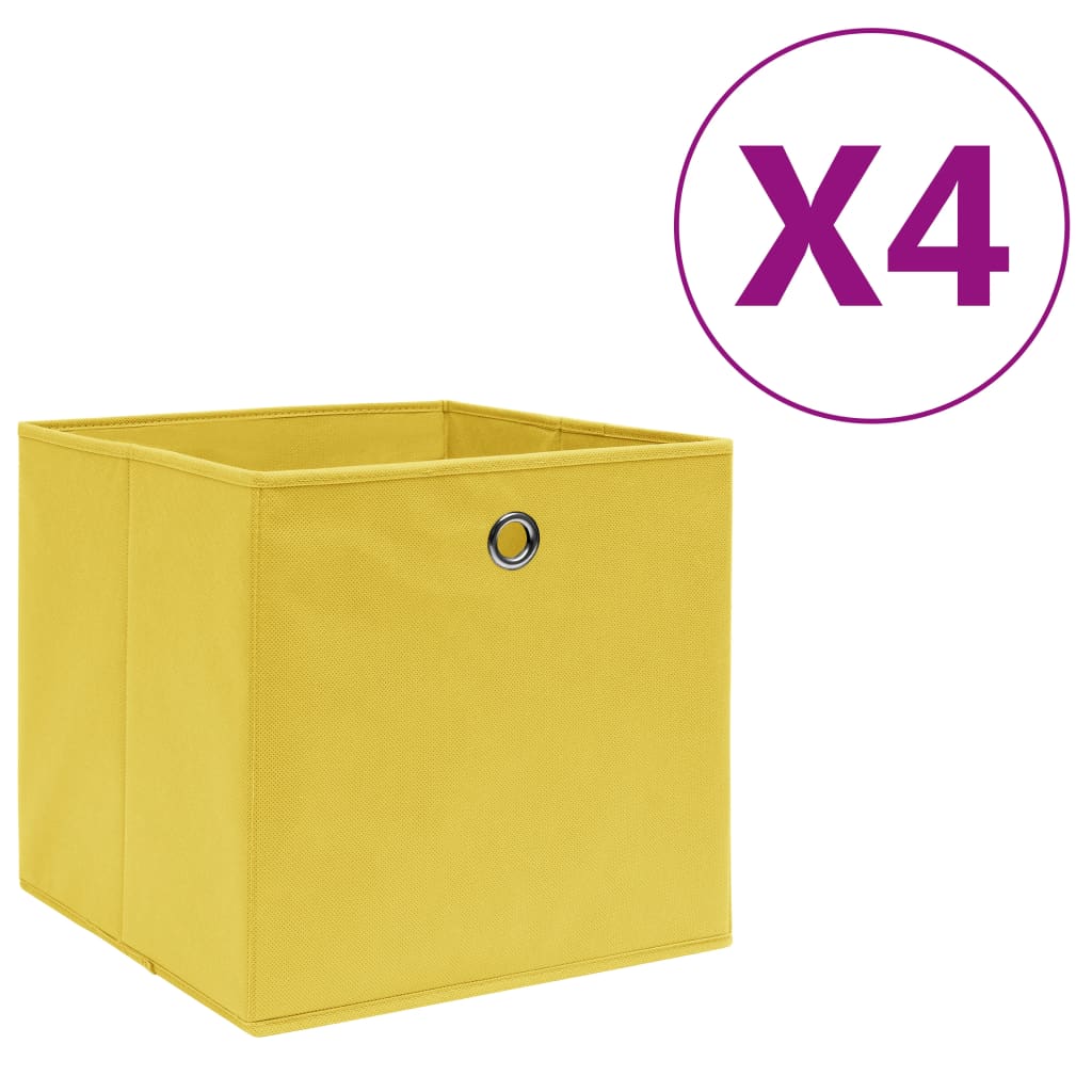 Aufbewahrungsboxen mit Deckeln 10 Stk. 28x28x28 cm Schwarz