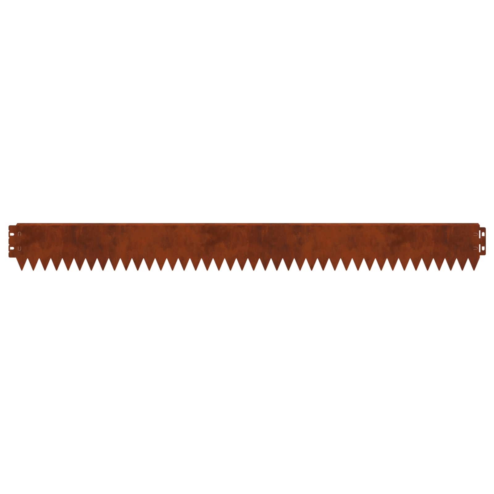 Raseneinfassung 10 pcs 103 x 10 cm Stahl Schwarz