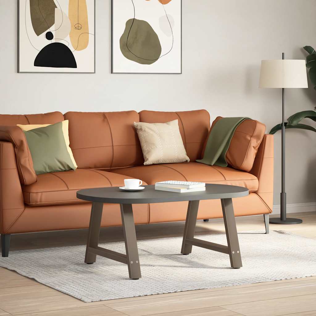 Couchtischbeine A-Form 2 Stk. 30x(30-31) cm Stahl