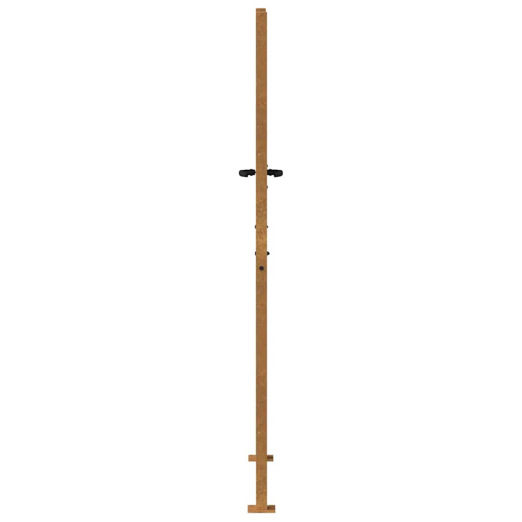 Gartentor 100x75 cm Cortenstahl Bambus-Design