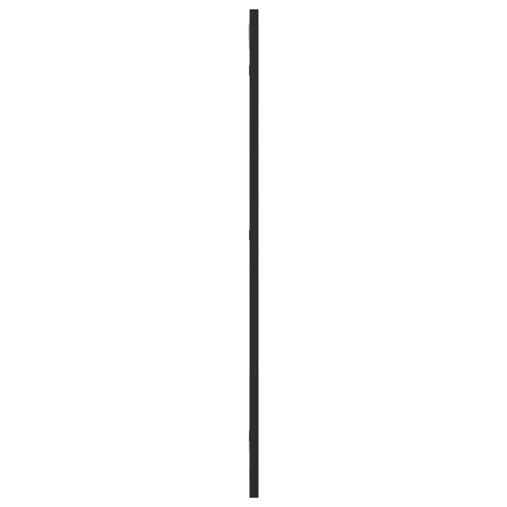 Wandspiegel Schwarz 60x40 cm Metall