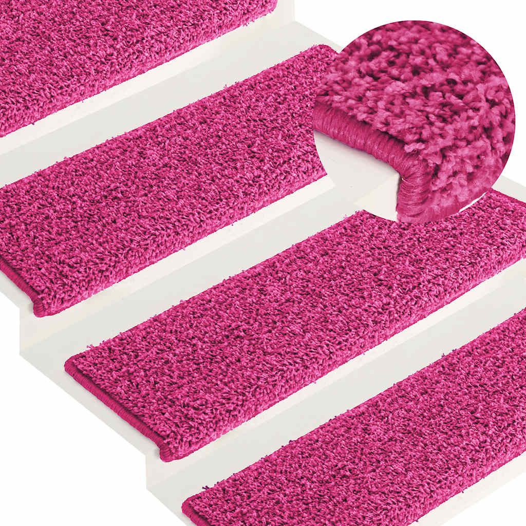 Stufenmatten 15 Stk. 65x21x4 cm Grau Rechteckiger Rand
