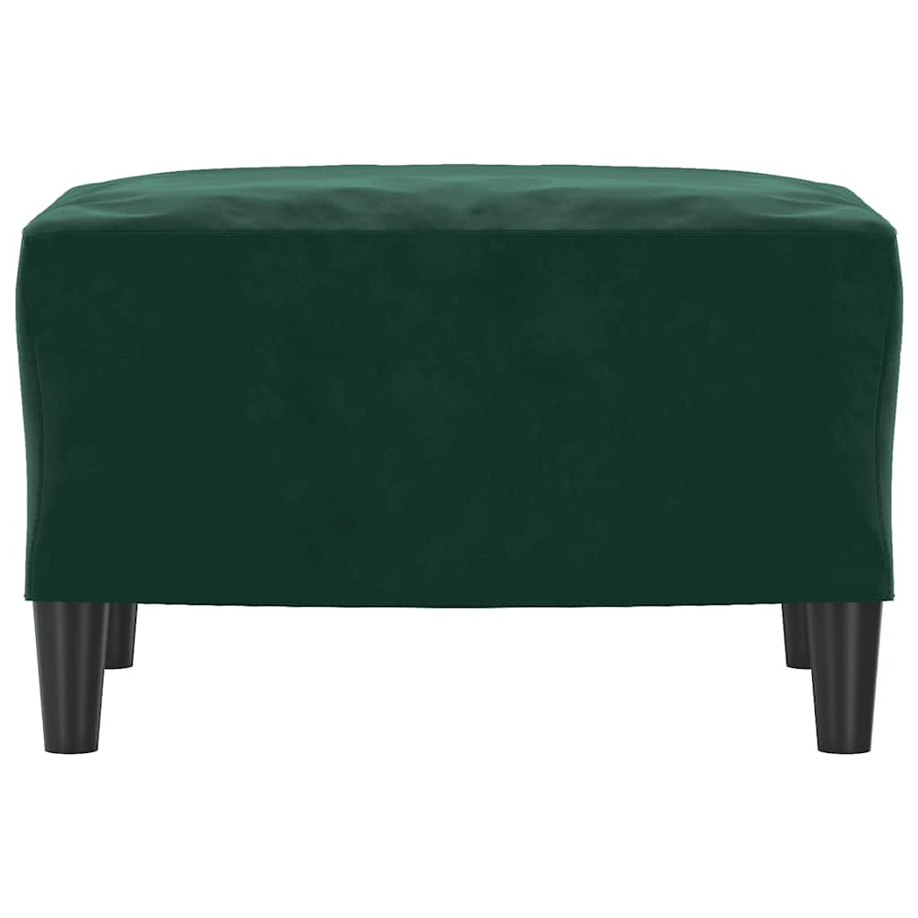 Fußhocker Hellgrau 60x50x41 cm Samt