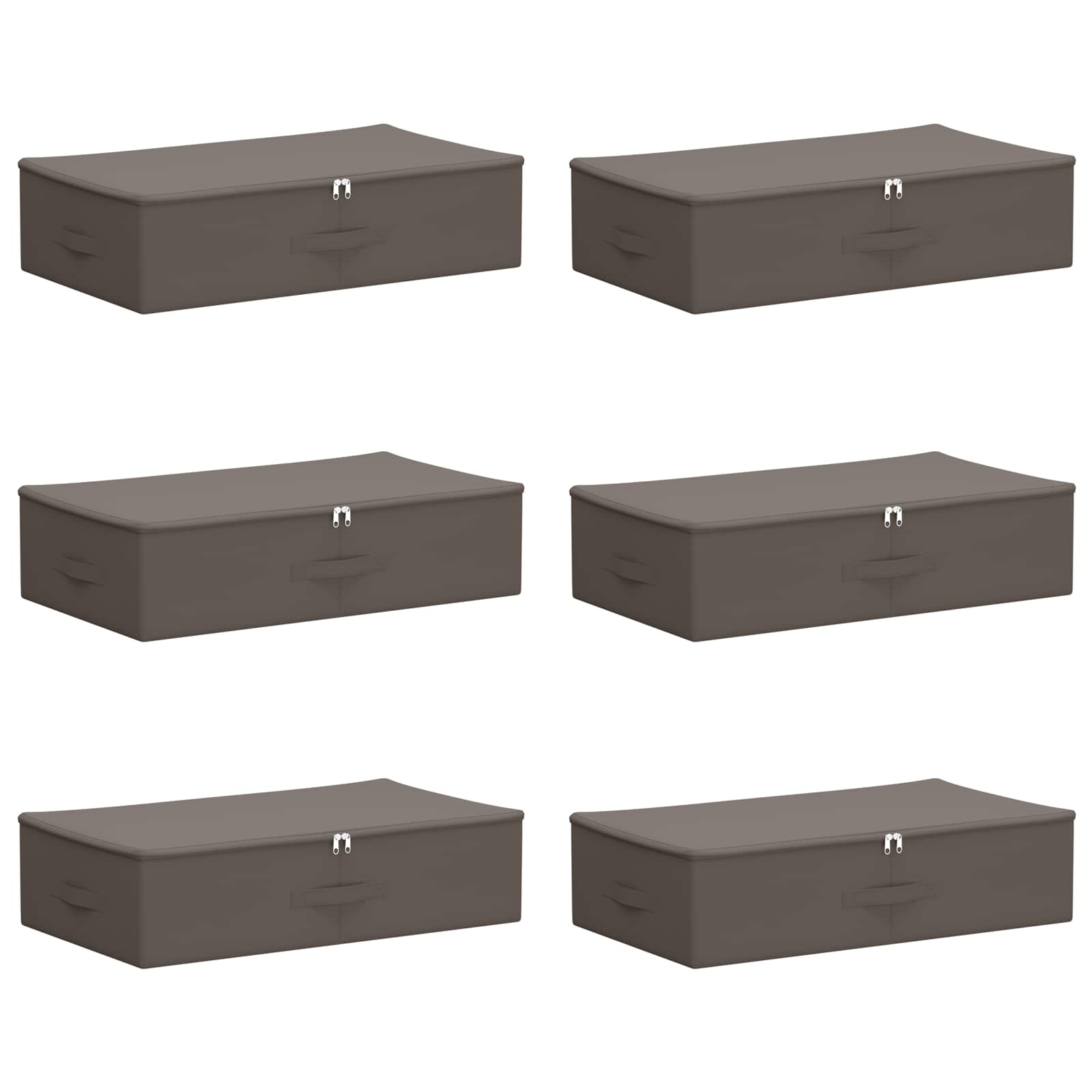 Aufbewahrungsbox Stoff 50x30x25 cm Anthrazit