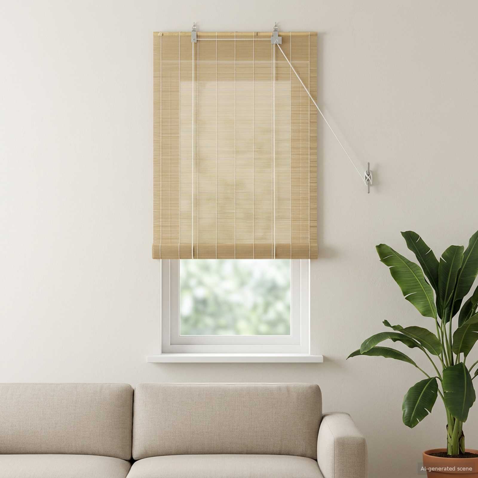 Bambusrollo Natur 80x160 cm