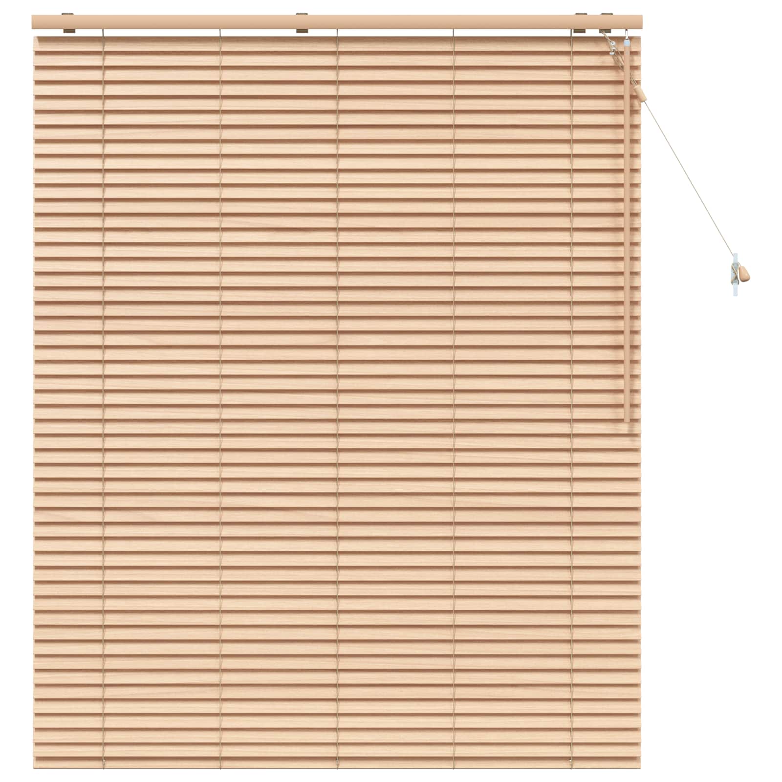 Jalousie Eichenoptik 40 x 130 cm 35 mm Massives Paulownia-Holz