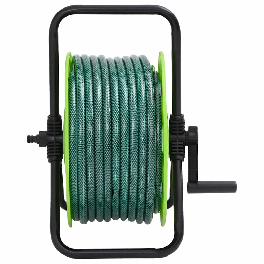 Schlauchtrommel Freistehend Grün mit 20 m Schlauch PVC