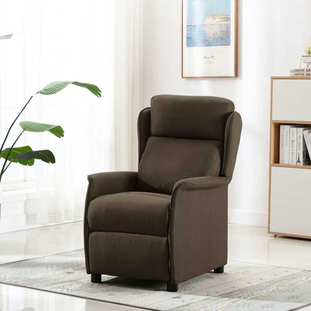 Massagesessel mit Kissen Hellgrau 93,5 x 67,5 x 101,5 cm Stoff