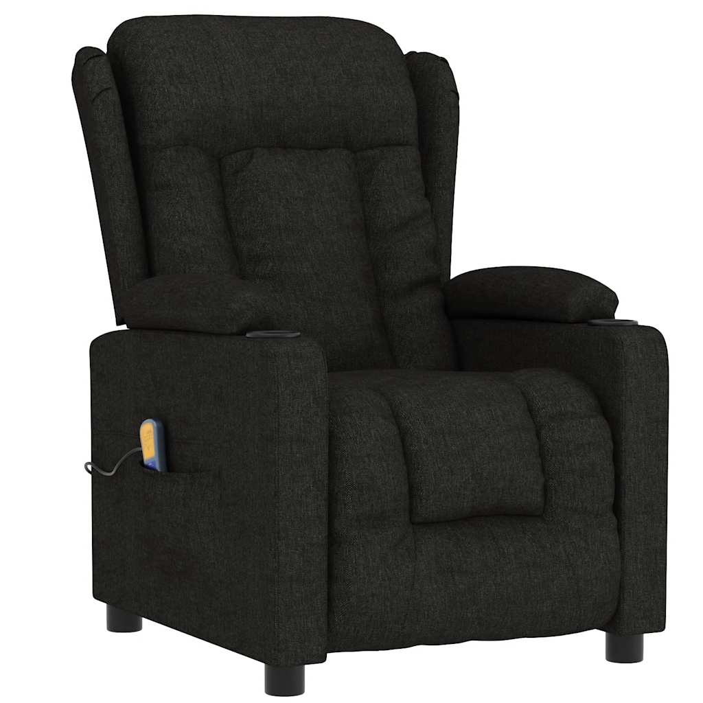 Massagesessel Hellgrau Stoff