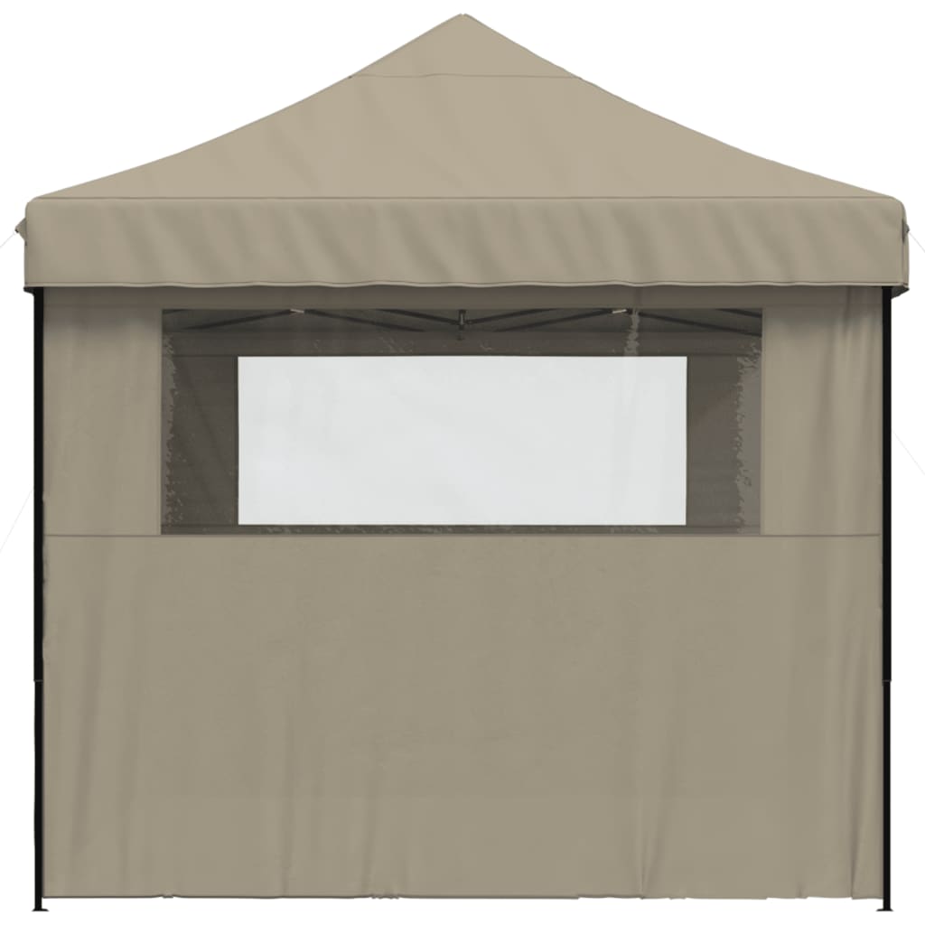 Partyzelt Faltbar Pop-Up Beige 410x279x315 cm