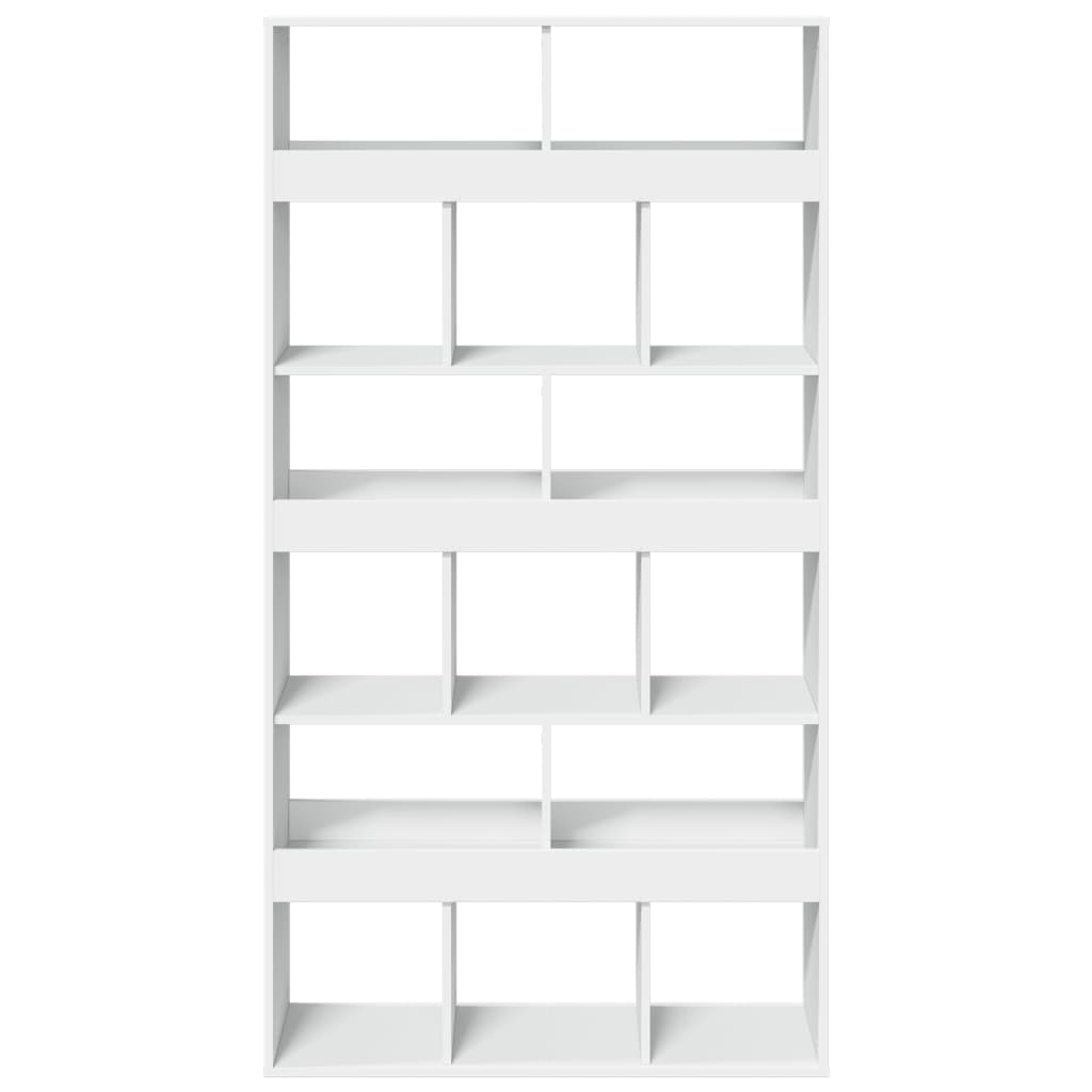 Bücherregal Weiß 100x33x125,5 cm Holzwerkstoff