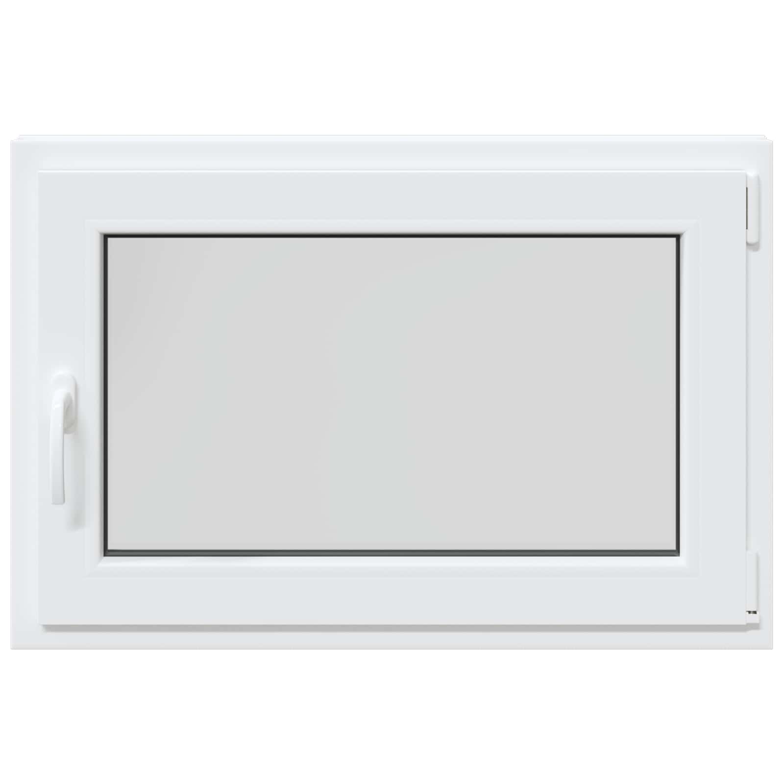 Kellerfenster RISOR 50 x 50 cm PVC und Glas Weiß