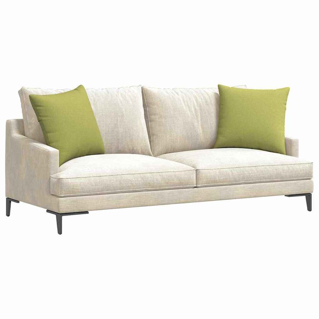 Sofakissen 2 pcs Hellgrau 50 x 30 cm Stoff