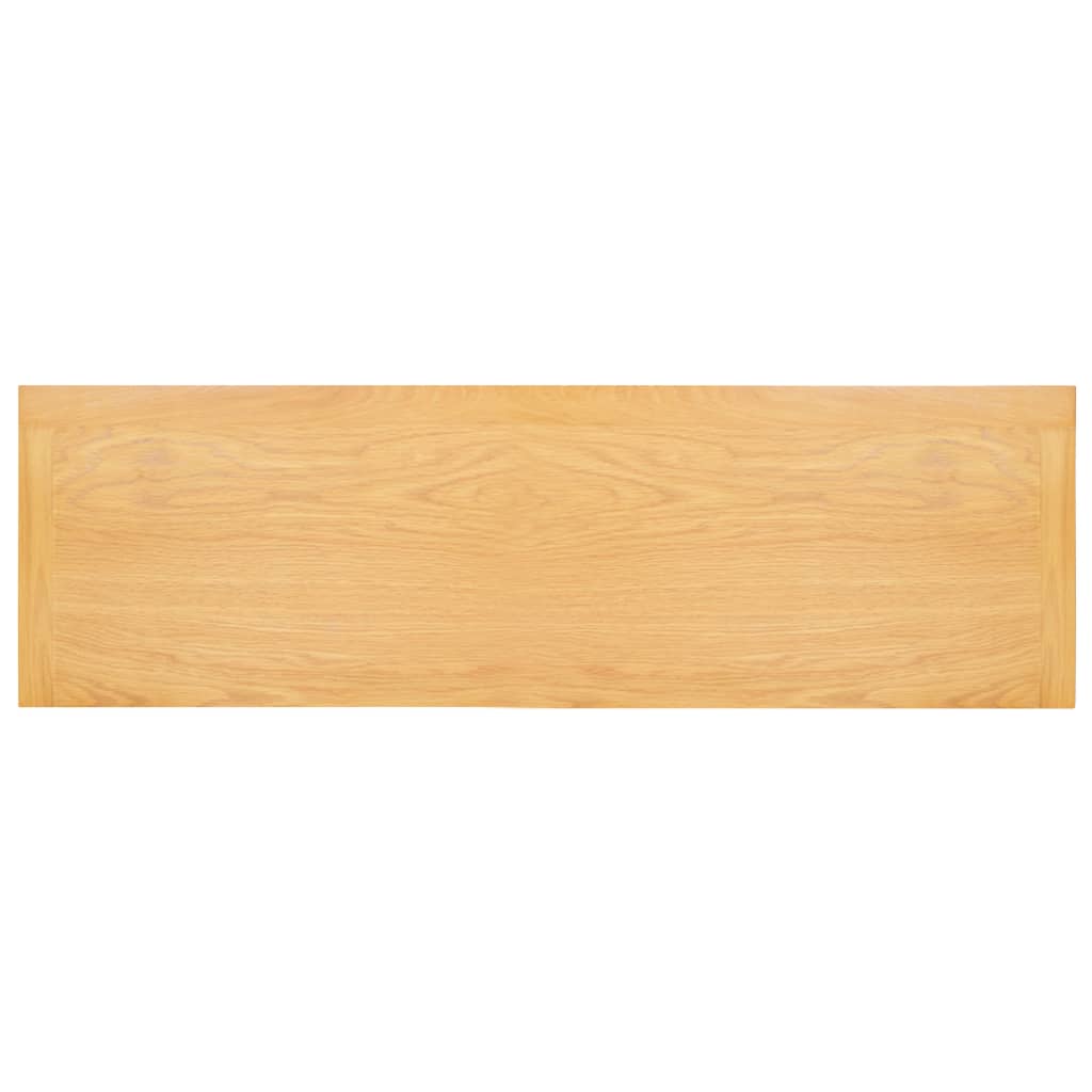 Konsolentisch 118x35x77 cm Massivholz Eiche
