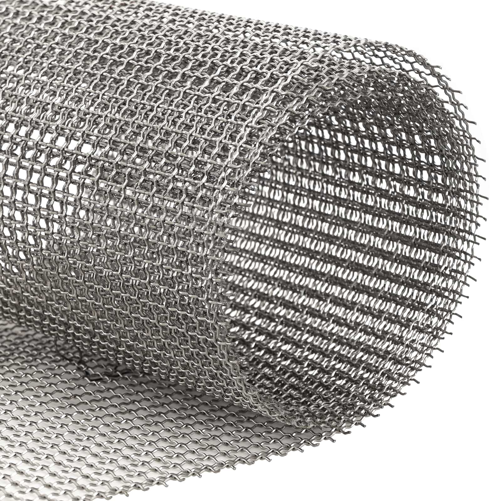 Mesh Bildschirm 20 x 500 cm 20 Mesh Edelstahl 201 Silber