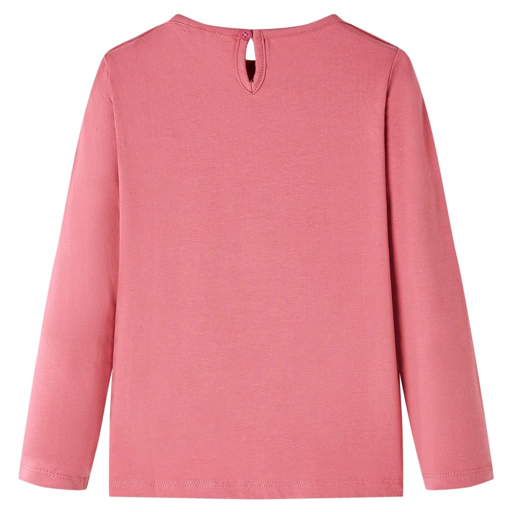 Kinder-Langarmshirt Dunkelorange 140