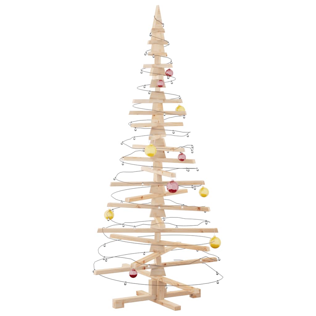 Weihnachtsbaum Holz zum Schmücken 60 cm Massivholz Kiefer