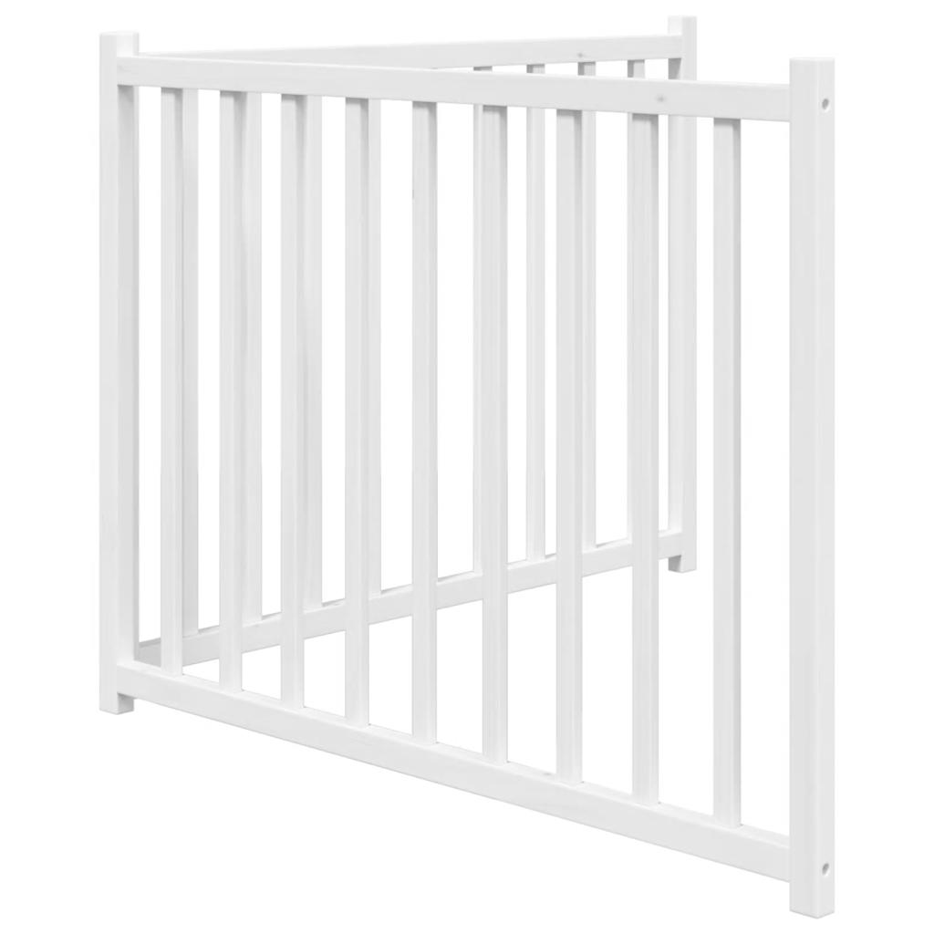 3-tlg. Hundetor Faltbar 150 cm Massivholz Tanne