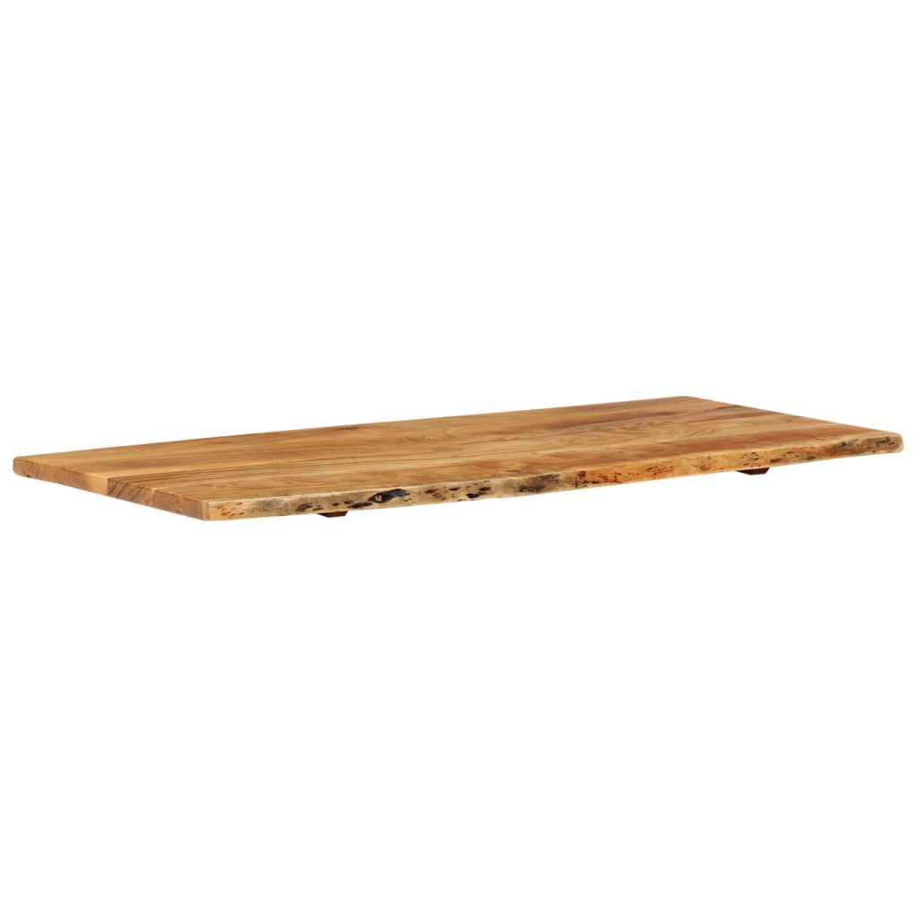 Badezimmer-Waschtischplatte Massivholz Akazie 100x52x2,5 cm