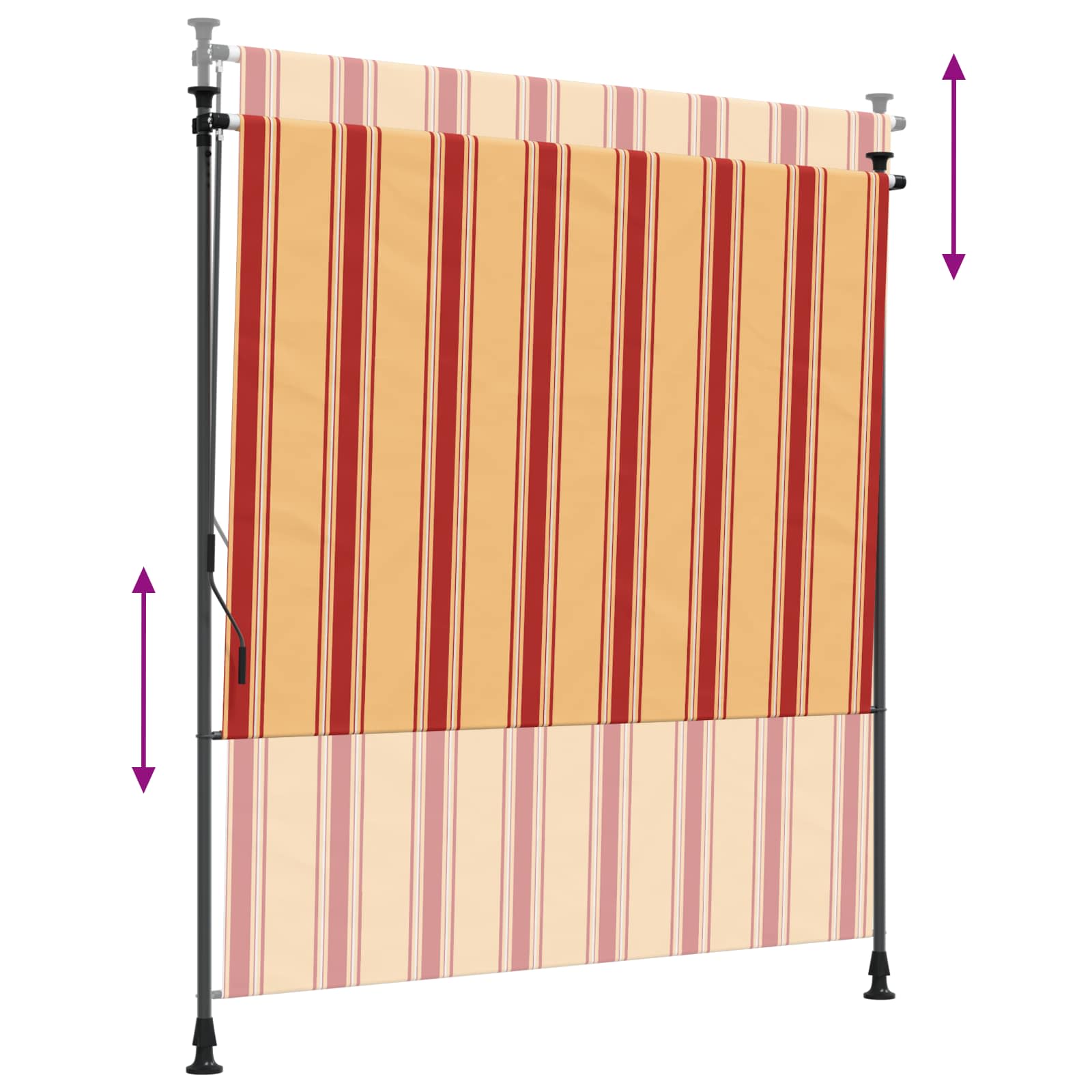 Außenrollo 100 x 270 cm Anthrazit