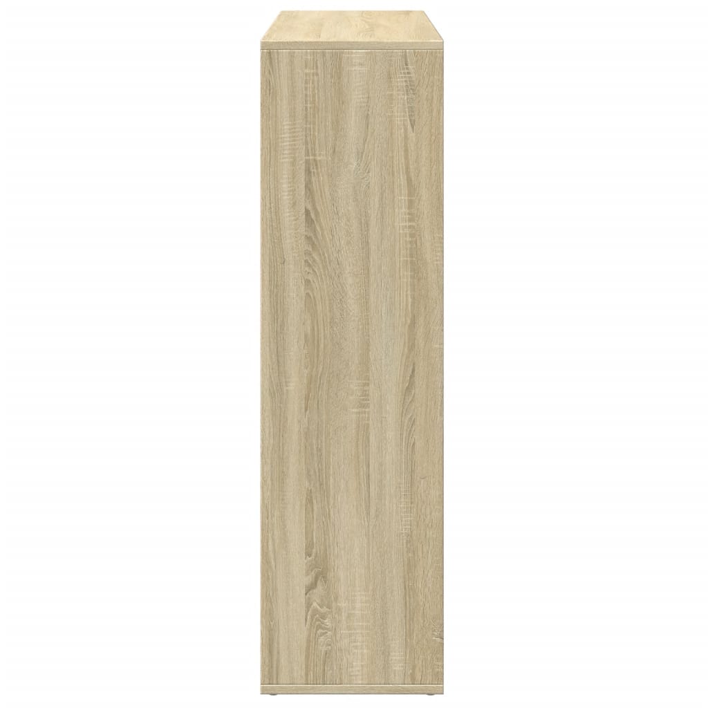 Bücherregal Weiß 137,5x29x137,5 cm Holzwerkstoff