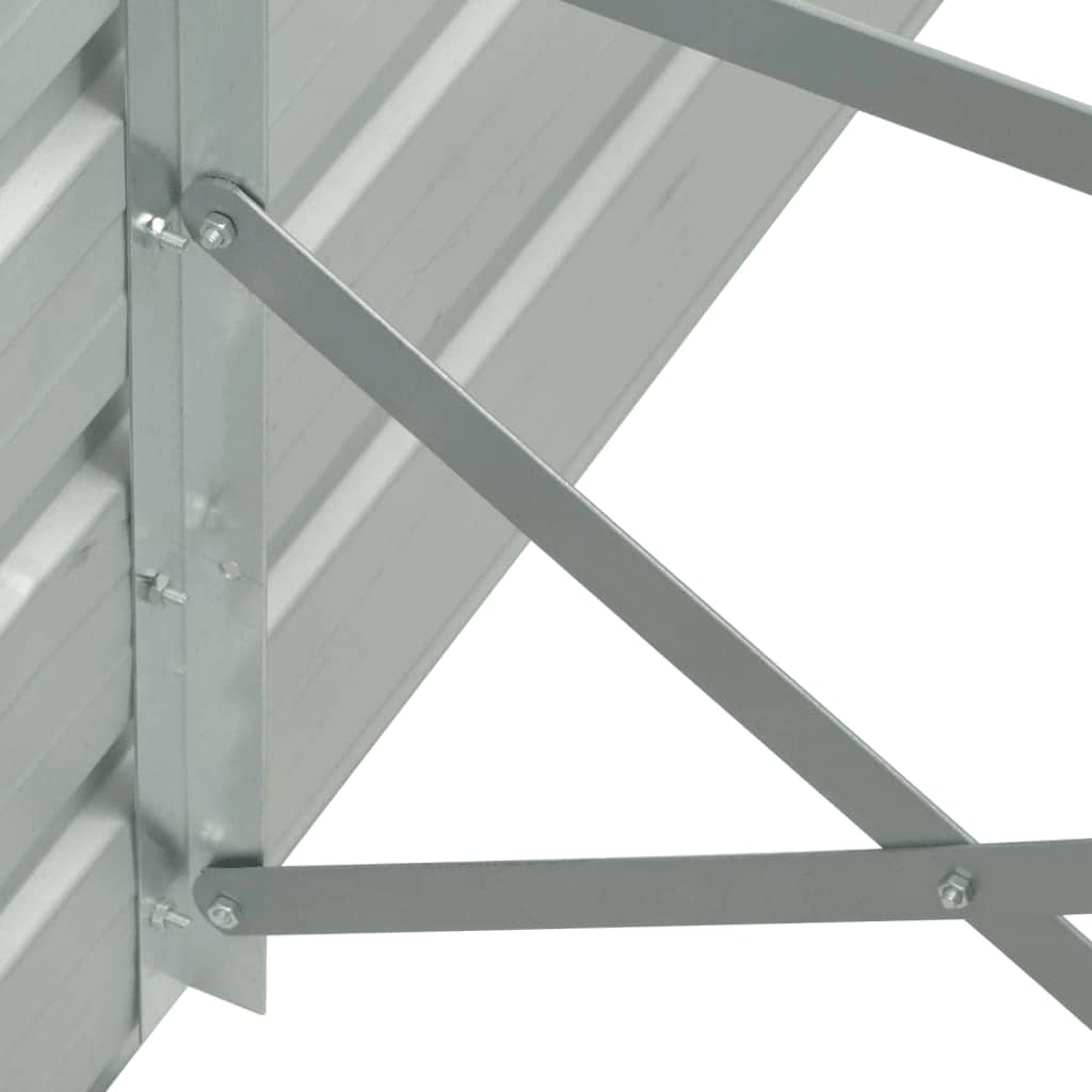 Hochbeet Anthrazit 160 x 80 x 77 cm Verzinkter Stahl