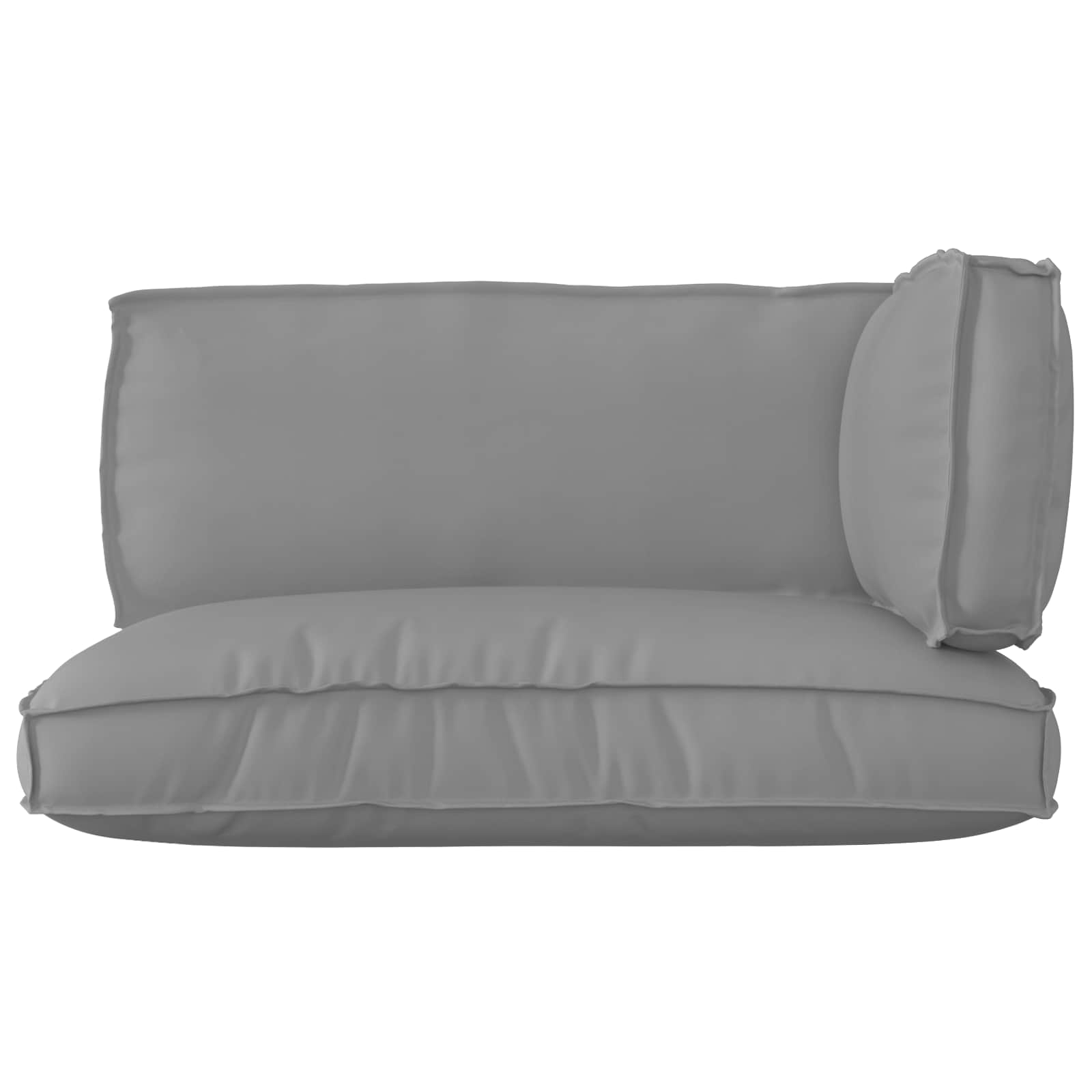 Palettenkissenset 3 pcs Anthrazit Oxford-Stoff