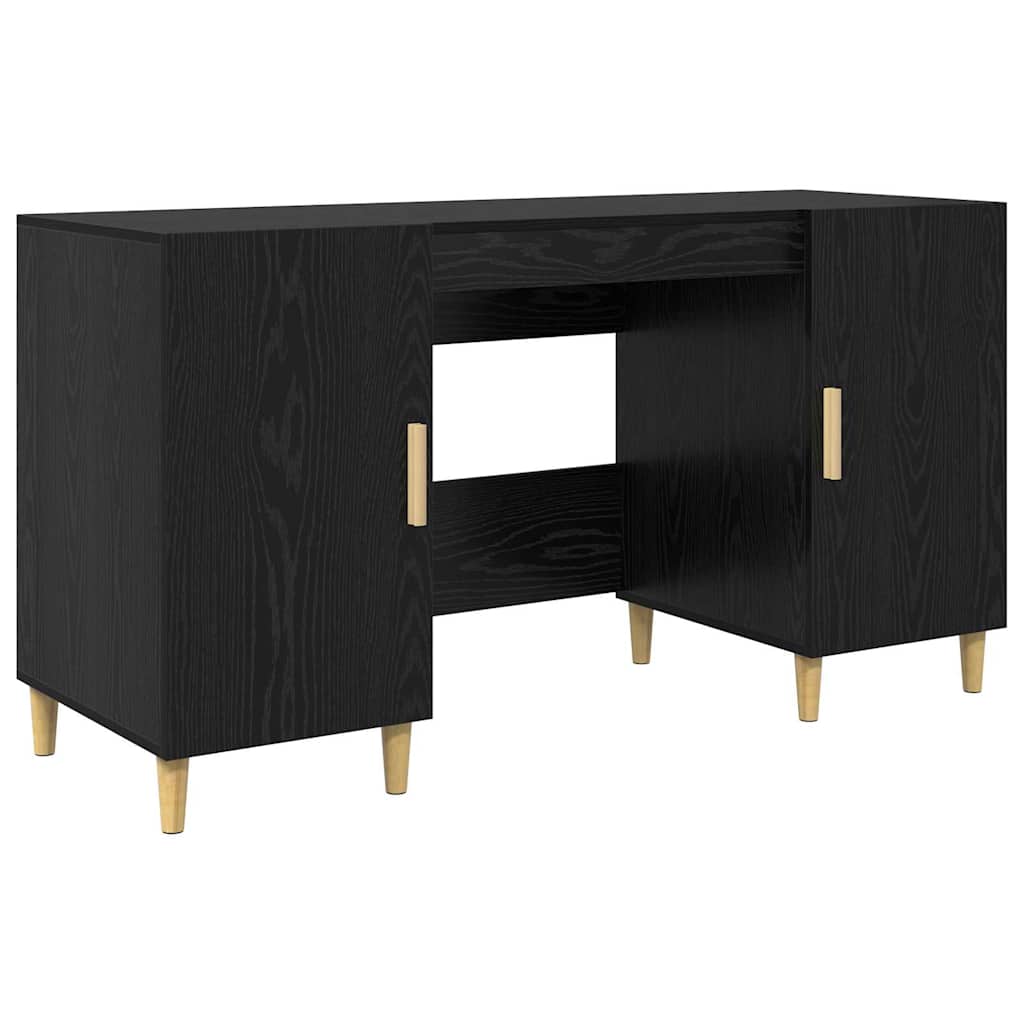 Schreibtisch Weiß 140x50x75 cm Holzwerkstoff