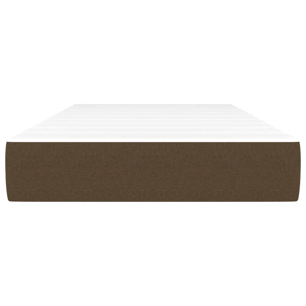 Taschenfederkernmatratze Mittel Hellgrau 80x200x20 cm Stoff
