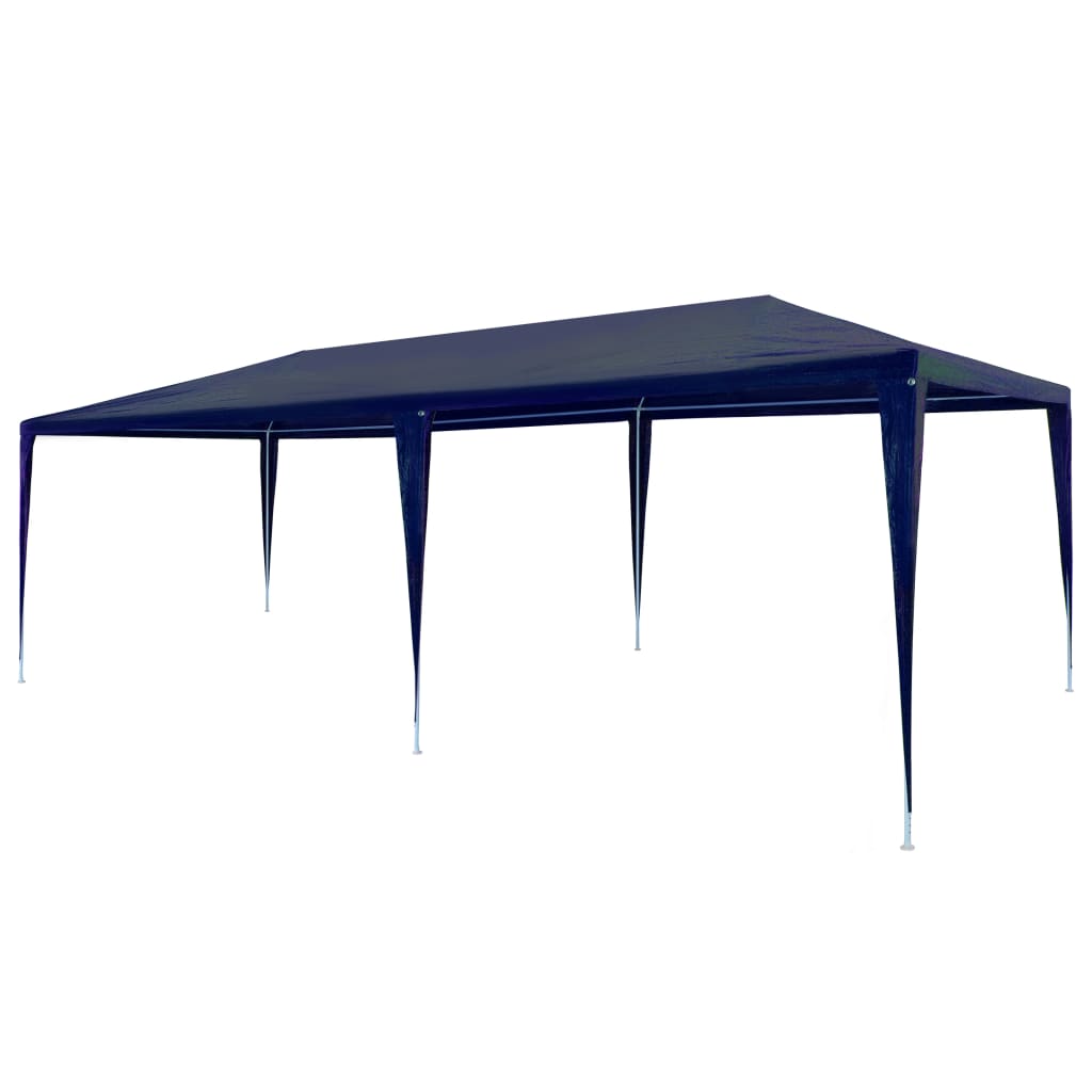 Partyzelt 400 x 300 x 255 cm Rot PE und Stahl
