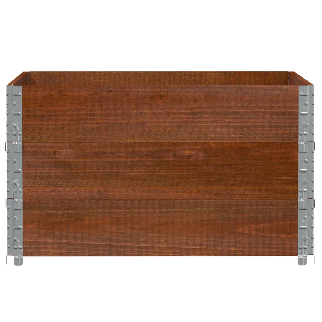 Pflanzkasten Grau 150x100 cm Massivholz Kiefer