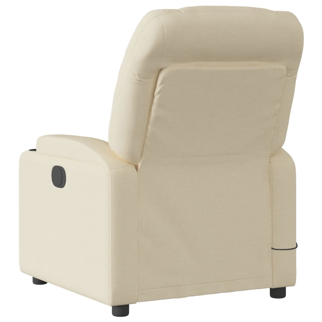 Massage-Relaxsessel, hellgrauer Stoff