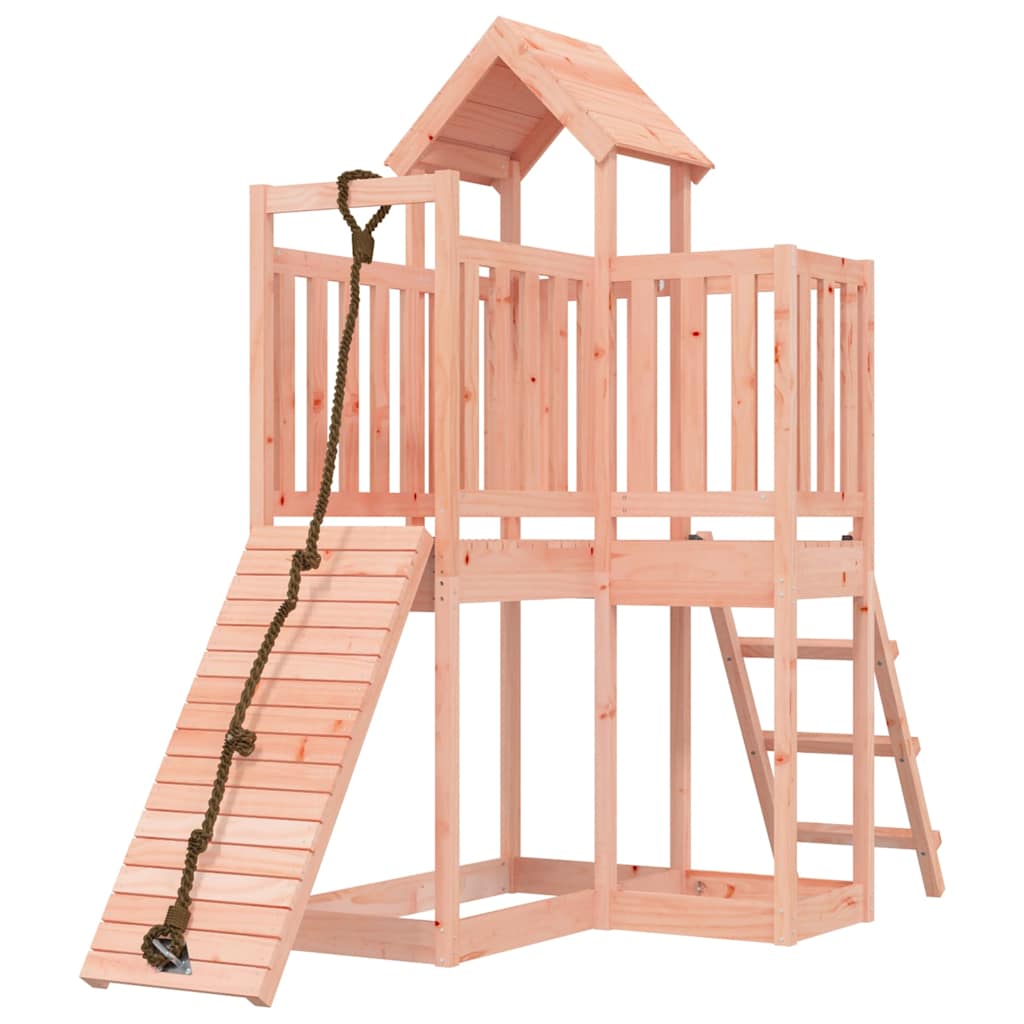Spielturm mit Kletterwand Imprägniertes Kiefernholz