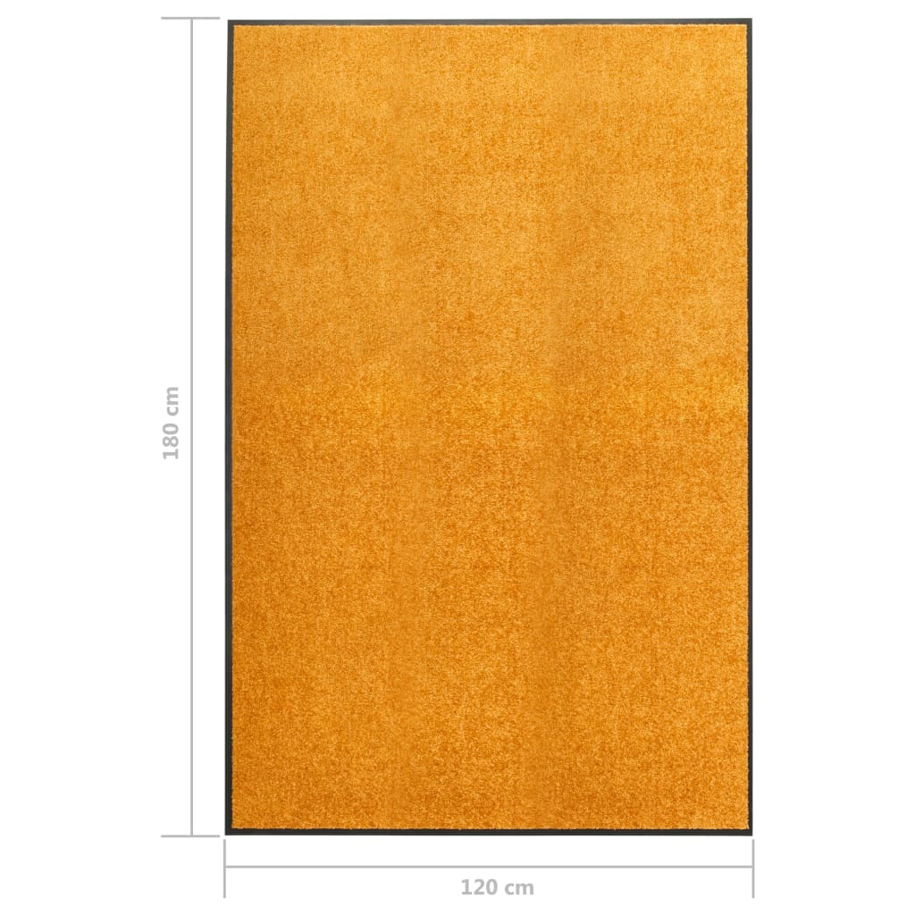 Fußmatte Waschbar Anthrazit 120x180 cm