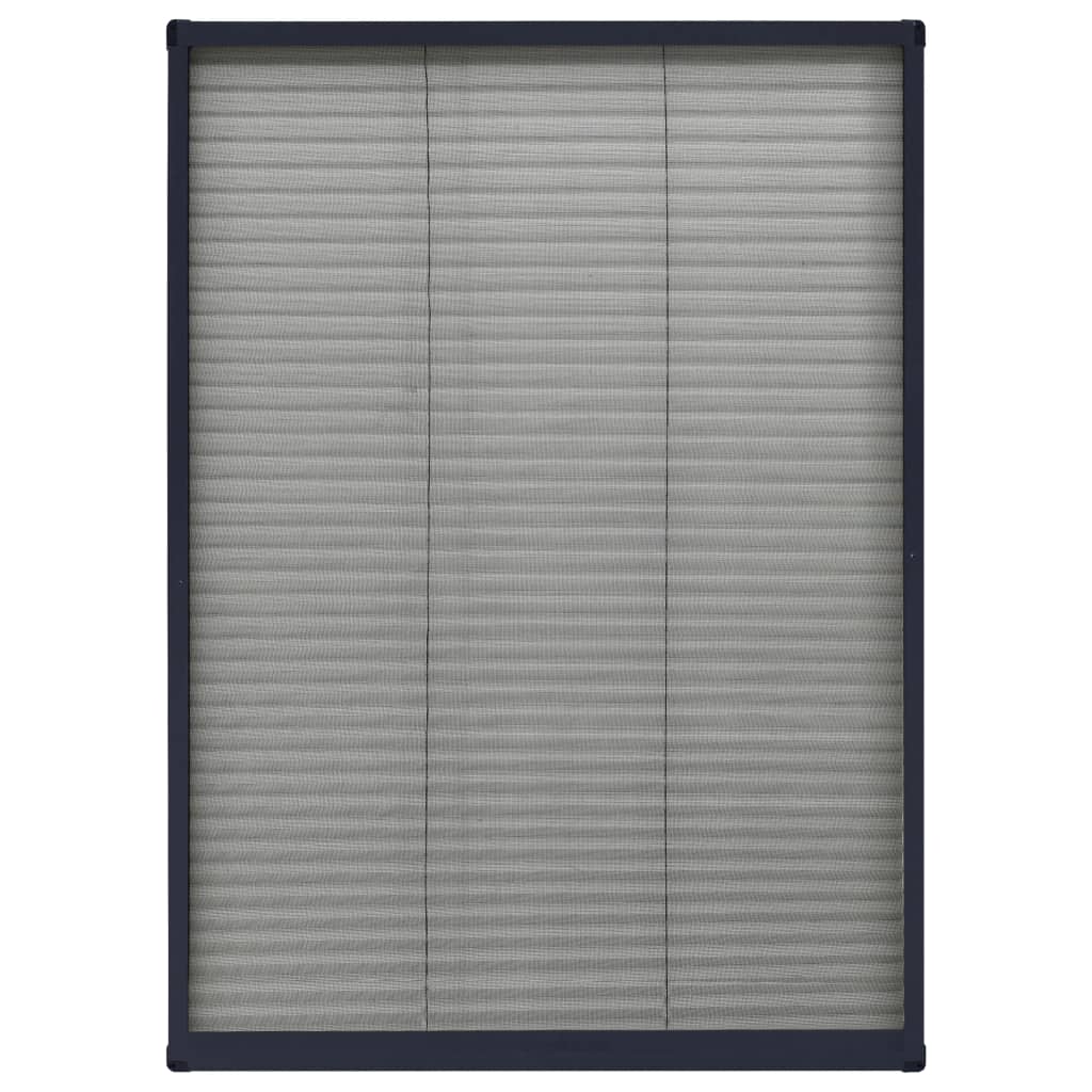 Plisse Insektenschutz-Fenster 80×160 cm