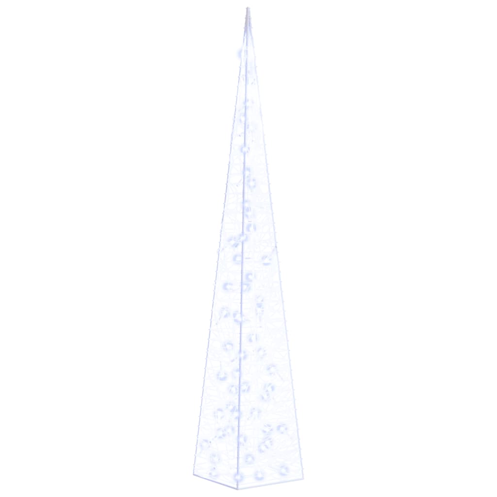 LED-Leuchtkegel Acryl Deko Mehrfarbig 90 cm