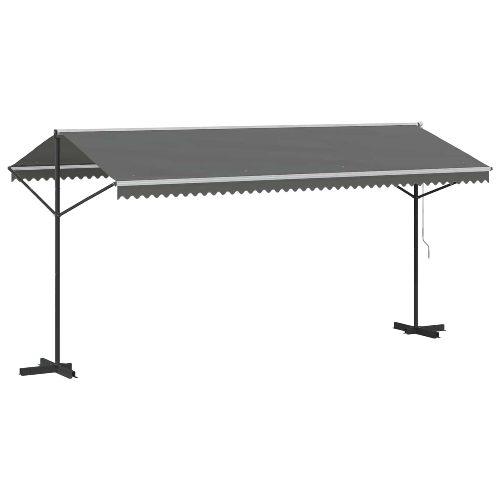 Freistehende Markise 400x300 cm Anthrazit