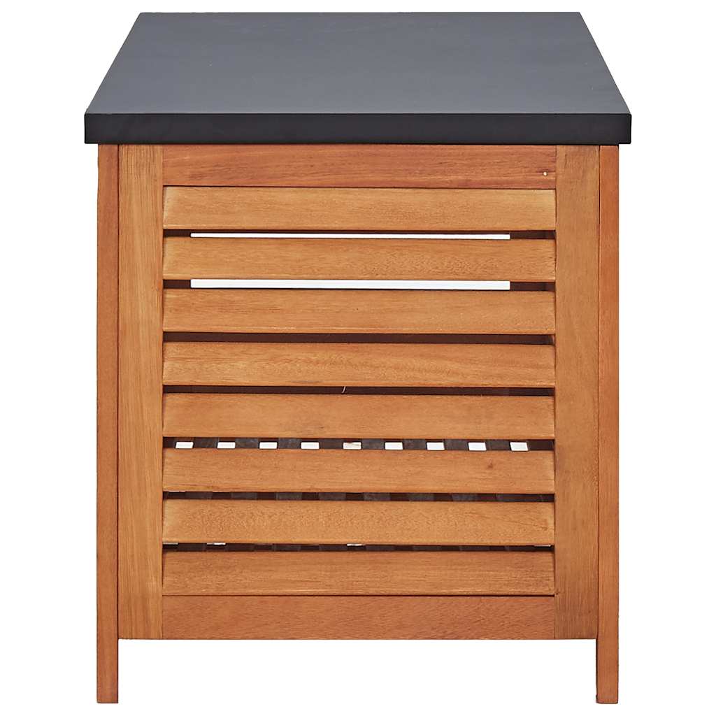Gartenbox 60x50x55 cm Massivholz Eukalyptus