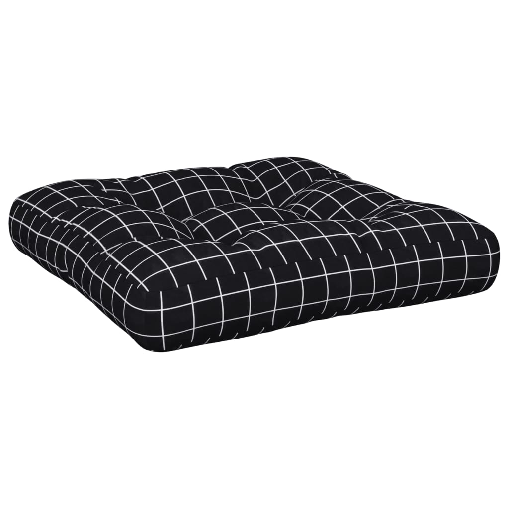 Palettenkissen Anthrazit 50x50x12 cm Stoff