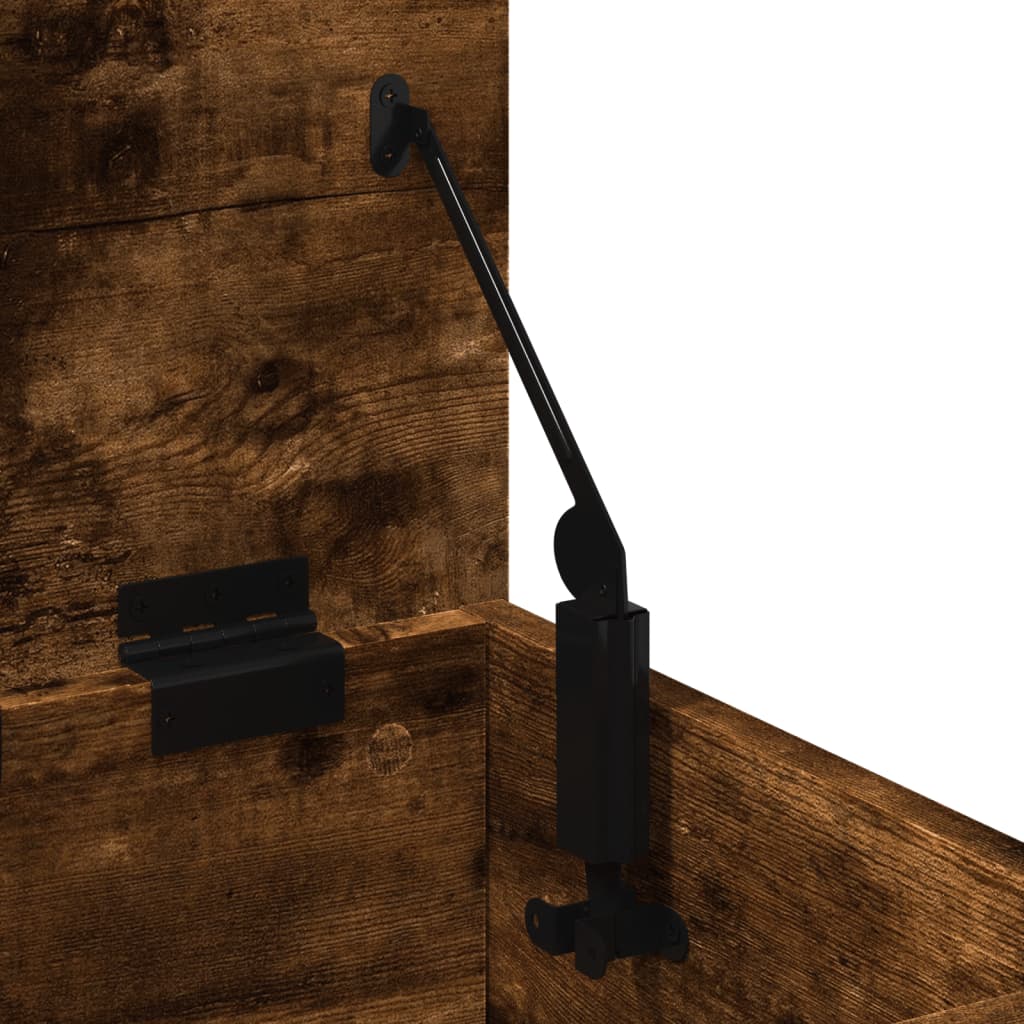 Aufbewahrungstruhe Weiß 84x42x46 cm Holzwerkstoff