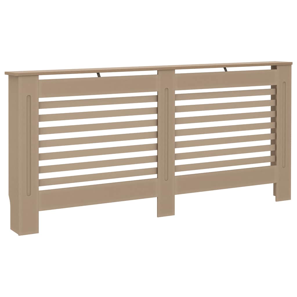 Heizkörperabdeckung Weiß 112×19×81,5 cm MDF