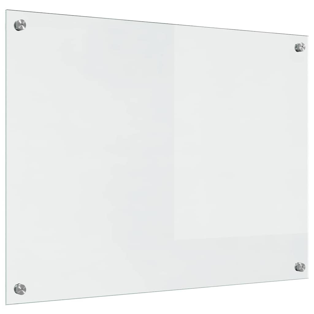 Küchenrückwand 2 pcs Weiß 70 x 40 cm Gehärtetes Glas