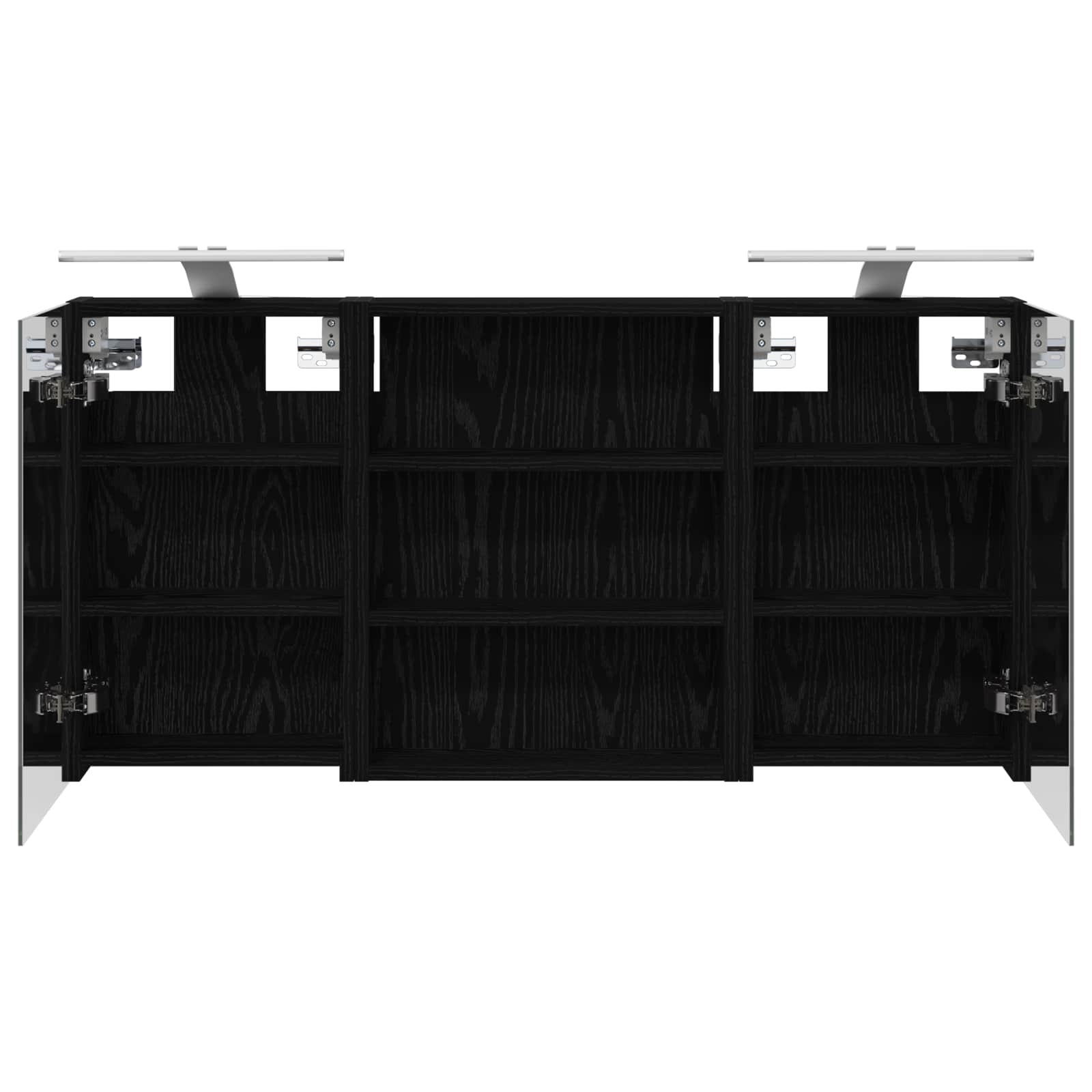 Badezimmerschrank-Set 3 pcs 80 x 10,5 x 50 cm Holzwerkstoff