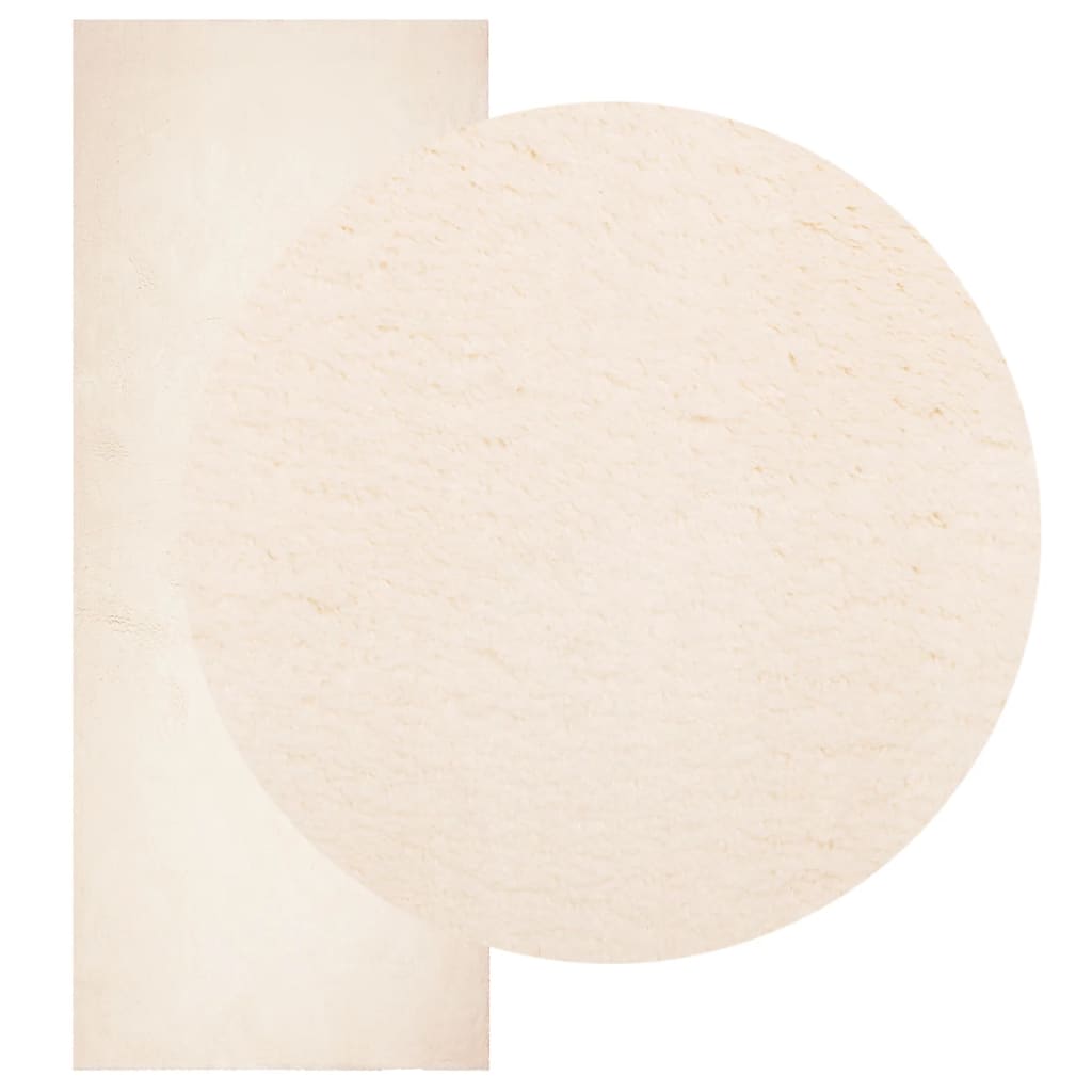 Teppich HUARTE Kurzflor Weich und Waschbar Anthrazit 60x110 cm