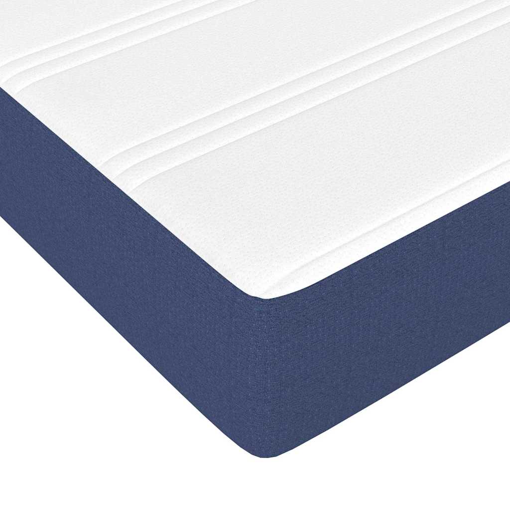 Taschenfederkernmatratze Mittel Hellgrau 80x200x20 cm Stoff