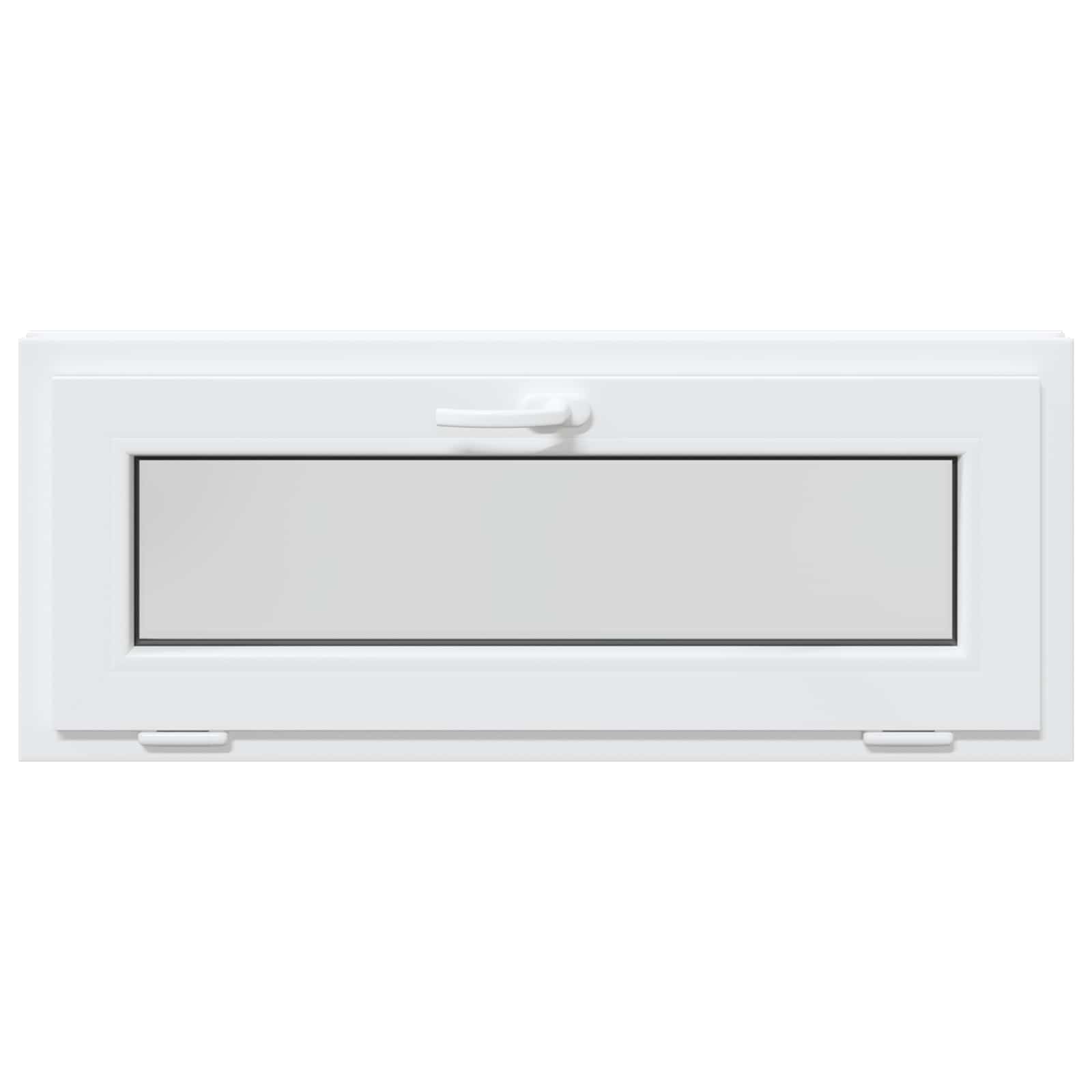 Kellerfenster RISOR 60 x 40 cm PVC und Glas Weiß