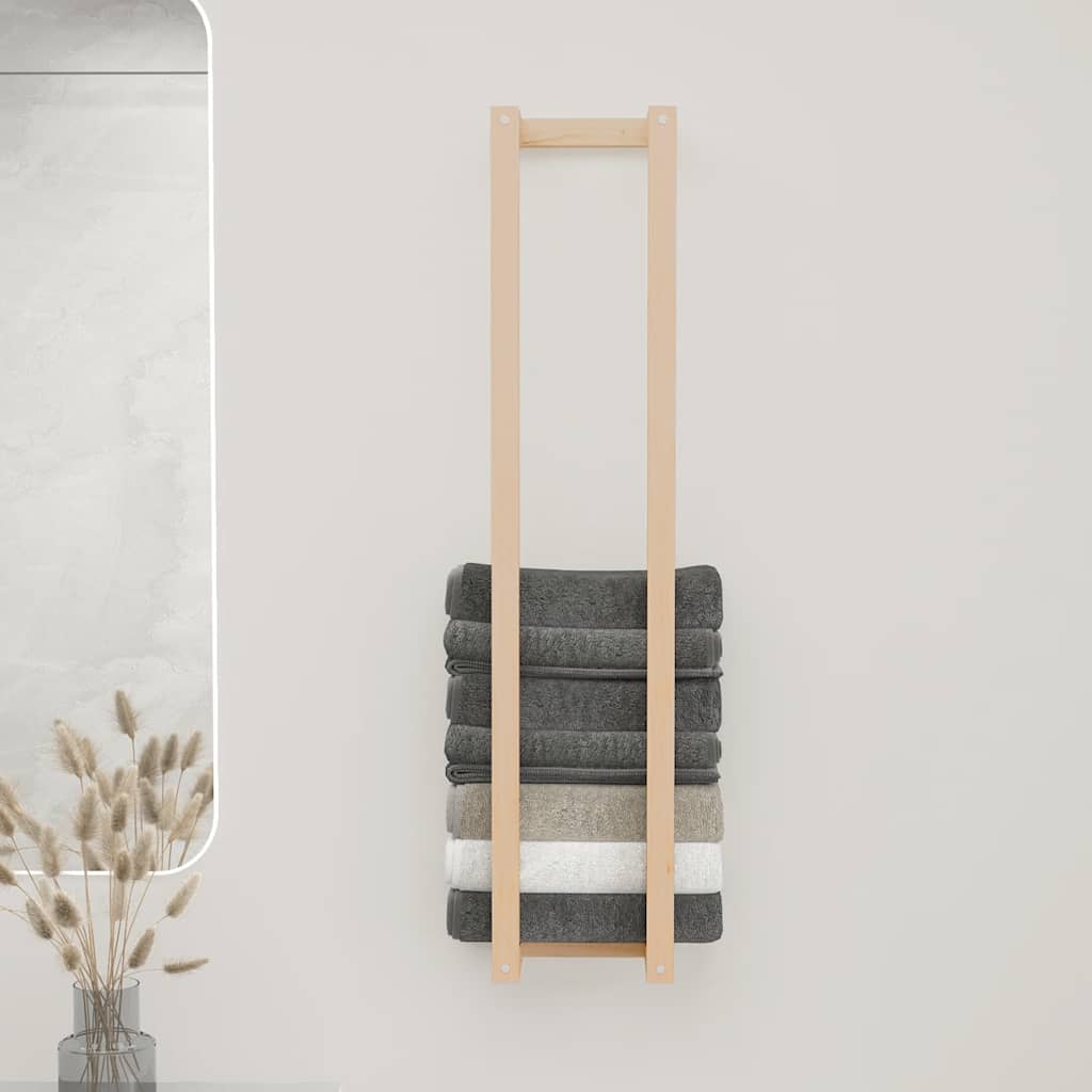 Handtuchhalter 23x18x60 cm Massivholz Kiefer