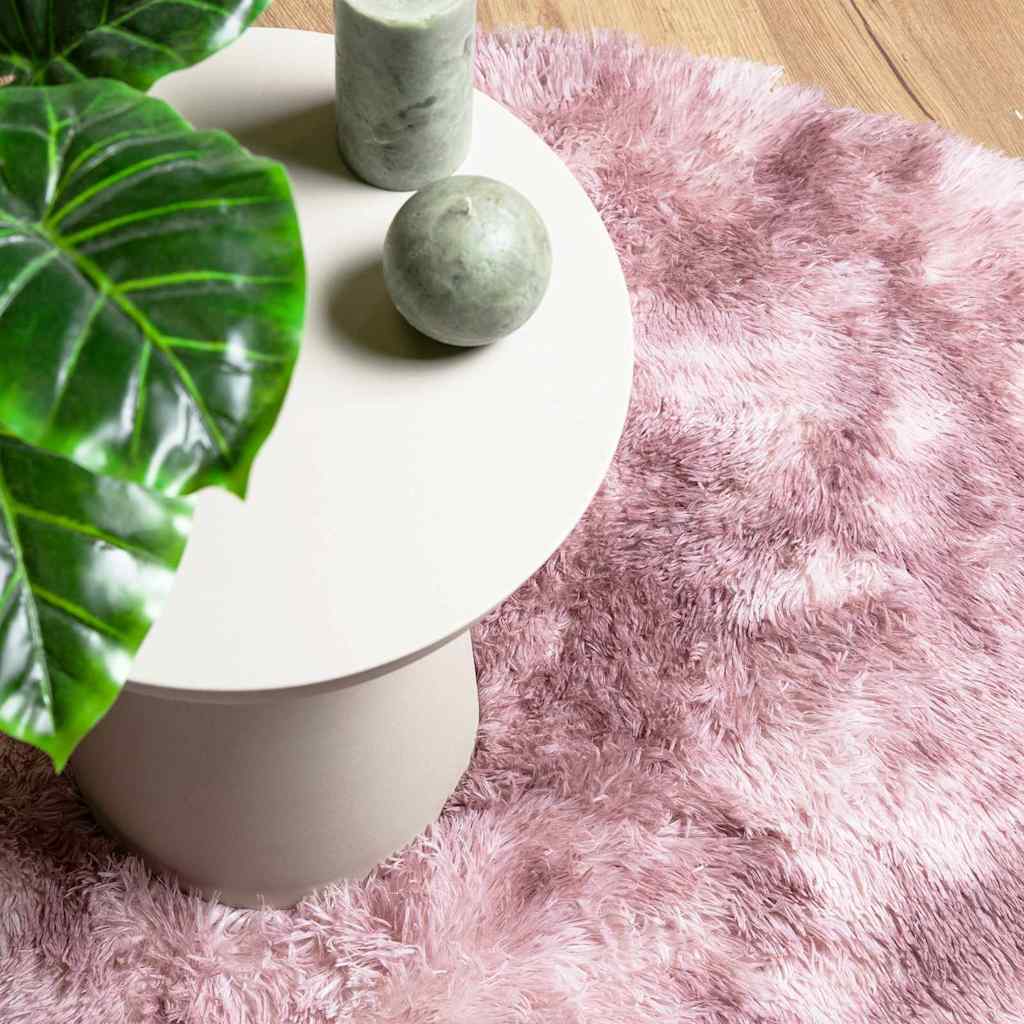 Teppich Shaggy Hochflor NAVARRA Beige 60x100 cm Polyester
