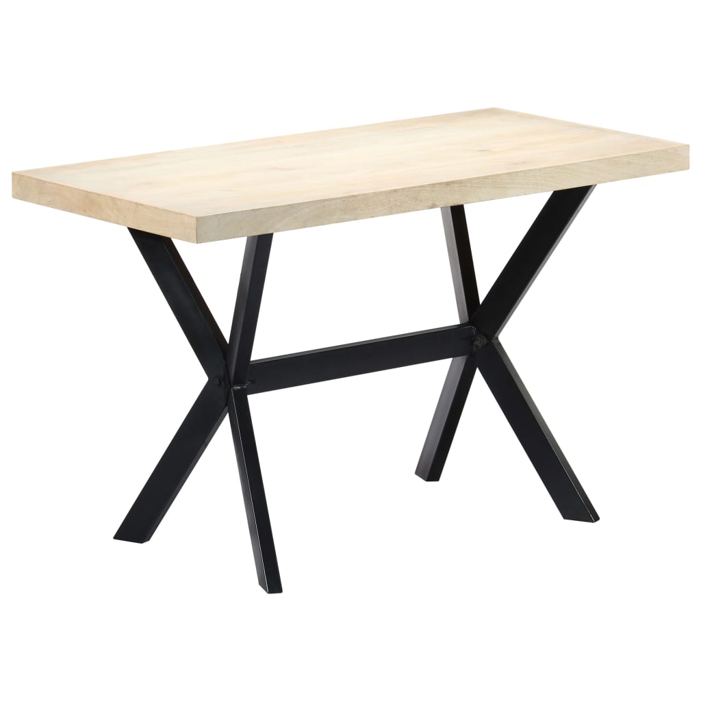 Esstisch Massivholz Mango und Stahlgestell 180 cm